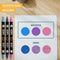 NAPI 72 - Acrylstiften Dual Tip - 72 kleuren met brush tip - Multi