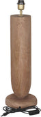 PTMD Lorinne Natural Mango Wood Rable Lamp Single