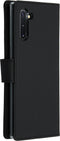 Accezz Hoesje Geschikt voor Samsung Galaxy Note 10 Hoesje Met Pasjeshouder - Accezz Wallet Softcase Bookcase - Zwart