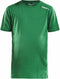 Craft Rush T-Shirt Kinderen - Lichtgewicht en functioneel - Groen - Maat: 158/164