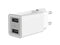 Conceptronic ALTHEA06W - Oplader - 2 USB 2.0-poorten - Wit