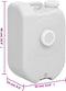 vidaXL - Watertank - draagbaar - met - adapter - 24 - L - grijs