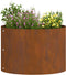 vidaXL - Corten - Stalen - Plantenbak - Corten - staal - Corten - Staal - Middelgroot