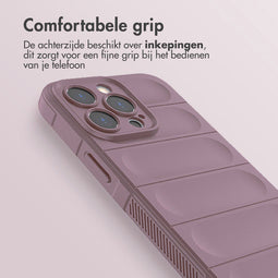 iMoshion Hoesje Geschikt voor iPhone 13 Pro Hoesje Siliconen - iMoshion EasyGrip Backcover - Paars