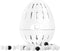 EcoEgg Was ei – Fresh Linen - Wasparels – Navulbaar – Voor de witte en lichte was - Geschikt voor de gevoelige huid – Dermatologisch getest - 70 wasbeurten - Wit