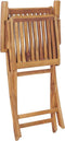 vidaXL - Tuinstoelen - 2 - st - inklapbaar - massief - teakhout