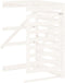 vidaXL - Containerberging - viervoudig - massief - grenenhout - wit