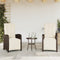vidaXL - Tuinstoelen - 2 - st - verstelbaar - met - voetensteun - poly - rattan - bruin