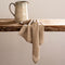 Dutch Rose Linen Servetten katoen en linnen - 45x45cm - beige