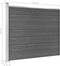 vidaXL - Schuttingpanelenset - 526x146 - cm - HKC - zwart