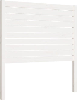 vidaXL - Hoofdbord - 106x4x100 - cm - massief - grenenhout - wit