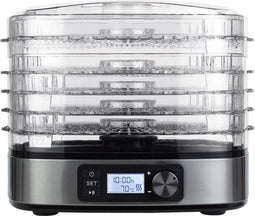 MPM Voedseldroger 5 Niveaus met Temperatuurregeling - LCD-Display met Timer - 380W