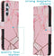 iMoshion Hoesje Geschikt voor Samsung Galaxy A34 (5G) Hoesje Met Pasjeshouder - iMoshion Design Softcase Bookcase - Roze / Pink Graphic