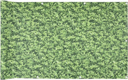 vidaXL - Balkonscherm - plantpatroon - 1000x90 - cm - PVC - groen