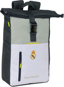 Real Madrid C.F. - Schoolrugzak - Ergonomische bekleding - Wit 28 x 42 x 13 cm