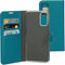 Mobiparts Galaxy S20 4G/5G - Wallet Case - Saffiano motief - Turquoise