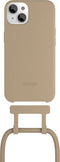 Woodcessories Change Case - iPhone 14 Plus - 2 in 1 met afneembaar koord - Taupe