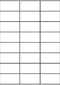 Avery Zweckform - Universele Etiketten - 70,0 x 36,0 mm permanent klevend - wit
