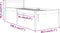 vidaXL - Seniorenbed - massief - grenenhout - wit - 75x190 - cm - Small - Single