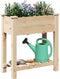vidaXL - Tuinplanter - met - Roosters - 71x37x76 - cm - Massief - Vurenhout