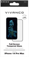 Vivanco iPhone 14 Pro Max - Screenprotector - Zwart