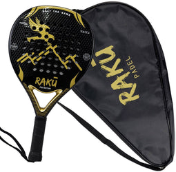 Raku® Eagle Pro Series - Padel Racket - Carbon/Fiber Glass - Inclusief Padelzak