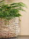 Mica Decorations Avalon - Plantenmand - H26 x Ø26 cm - Zeegras - Lichtbruin