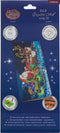 Diamondpainting Crystal Art Kaart Santa's Sleigh 11x22cm