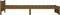 vidaXL - Bedframe - massief - hout - honingbruin - 90x200 - cm