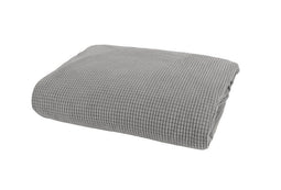 Home & Comfort Zachte Stretch Zetelbeschermer voor 2-zits Zetel – Lichtgrijs – 59x245 cm – Bescherm