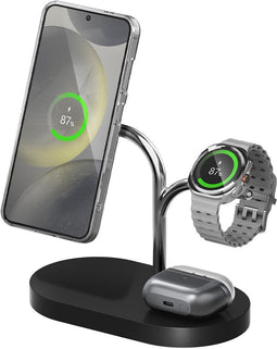 Samsung GP-PWU024WIABW - 3-in-1 Draadloos Docking Station - Snellader voor Smartphone Smartwatch & Earbuds