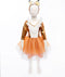 Great Pretenders Verkleedkledij Woodland vossenjurk met hoofdband - Oranje - Maat 3-4 jaar