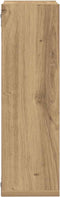 vidaXL - Wandschappen - kubus - 2 - st - 50x15x50 - cm - hout - artisanaal - eiken