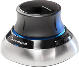 3Dconnexion SpaceMouse - Kantoor - 6DoF - Zwart Blauw Zilver
