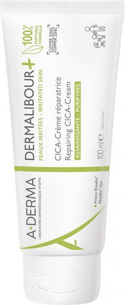 A-Derma Dagcrème Dermalibour+ Cica Crème Réparatrice 100ml