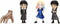 Jada Toys Wednesday Nano Metalfigs Diecast Mini Figuur 4-Pack Wave 1 4 cm Mini-Figuur