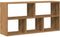 vidaXL - Wandschap - 100x25x50 - cm - bewerkt - hout - artisanaal - eikenkleurig