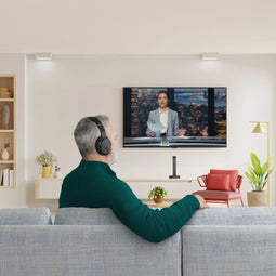 Hama Tv-koptelefoon - Over-Ear - Draadloos 2,4 GHz + Bluetooth 5.3 - Zwart