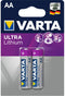 Varta Ultra Lithium - AA Penlite Batterijen - 8x Krachtiger - (2 stuks)