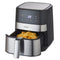 Inventum GF350HLD - Airfryer - 3,5 liter - 8 automatische programma's - 80 tot 200 graden - 1500 watt - Zwart/RVS