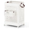Coast Wasmand op Wielen - Opvouwbaar - 75L - 43,5 x 34 x 61 cm - Wit