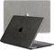 Lunso Geschikt voor MacBook Air 15 inch (2023-2025) cover hoes - case - Glitter Zwart