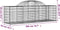 vidaXL - Schanskorven - 18 - st - gewelfd - 200x50x60/80 - cm - gegalvaniseerd - ijzer