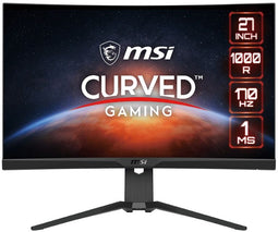 MSI G272CQPDE - Gaming Monitor - 27" 2560x1440 (Quad HD) 170Hz VA Gebogen - Zwart
