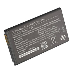 Battery suitable for Nokia 105 4G 2023, Li-ion, 3.7V, 1400mAh, 5.2Wh
