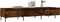 vidaXL - Tv-meubel - 150x36x30 - cm - bewerkt - hout - gerookt - eikenkleurig