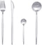 Messen Set Bidasoa Fosil Metaal Staal 23 x 1,2 x 1,1 cm (6 Stuks)