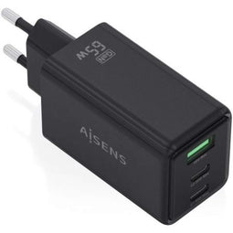 Aisens ASCH-65W3P073-BK - Oplader - 65 W Snel en veilig opladen - Zwart