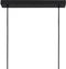 EGLO Cadley - Hanglamp E27 - 121 cm rookglas zwart (1 stuk)