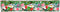 vidaXL - Palletkussen - voor - Bank - Tropisch - Jungle - 200x40x8 - cm - Oxford - Stof